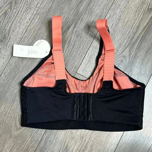 Parfait Sz 34DDD Power Fit High-Impact Underwire Sports Bra  Black Blush - Picture 8 of 10